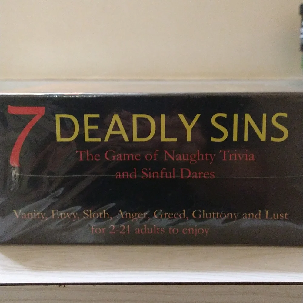 7 Deadly Sins The Game Of Naughty Trivia & Sinful Dares